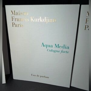 Maison Francis Kurkdjian Aqua Media Sample Card Cologne Forte Eau de Parfum 2ml